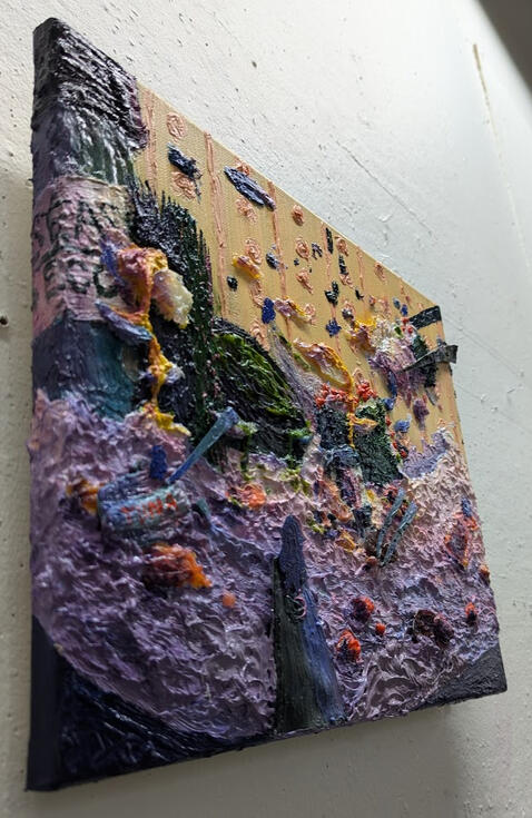 Left side view of Cosmic and the Surging Sushi Seas.