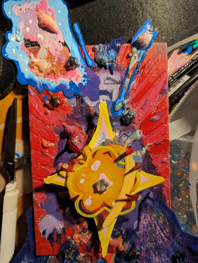 closeup of the portrait of gutless.