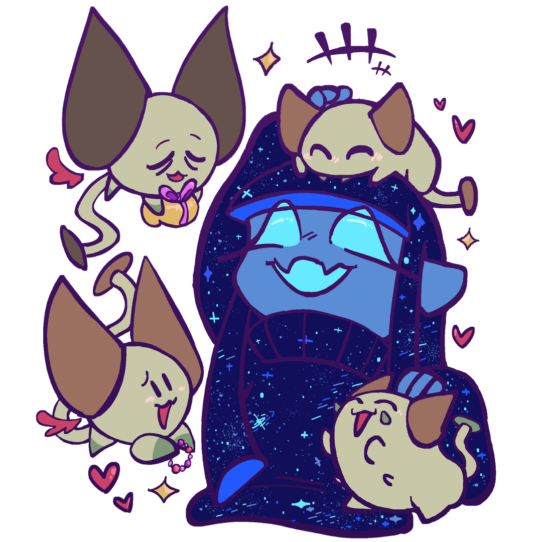 Cosmic's Super Secret Friends! A fun little reference to Cosmic and the Adopt-a-Planet Protocol's true ending.