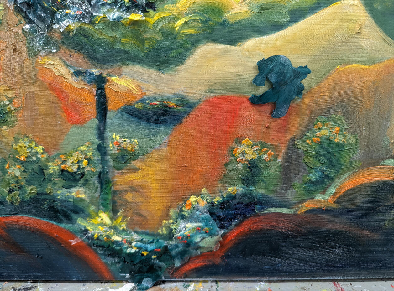 A close-up of the bottom right of Cosmic and Warping to the Dark Star&#39;s Whims.